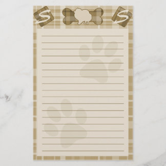 Spitz-Hundezucht-Briefpapier Briefpapier