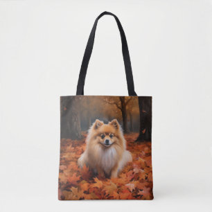 Spitz im Herbst Leaves Fall Inspiriert Tasche