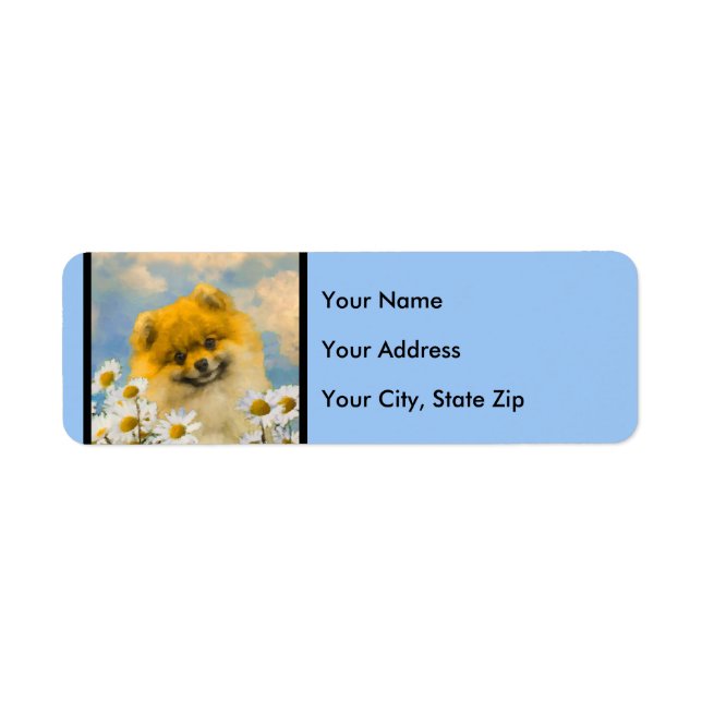 Spitz in der Malerei von Daisis - Originale Hundek (Vorne)