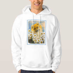 Spitz in der Malerei von Daisis - Originale Hundek Hoodie
