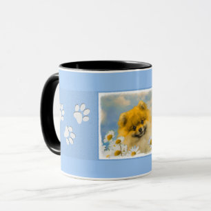 Spitz in der Malerei von Daisis - Originale Hundek Tasse