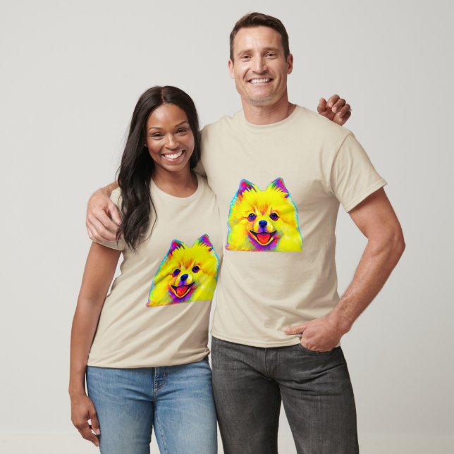Spitz in Farben T-Shirt (Unisex)