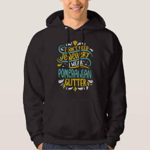 Spitz Jewelry Glitzer Cool Funny Niedlich Sweet Hoodie