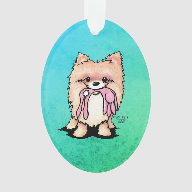 Spitz KiniArt Ornament (Vorderseite)