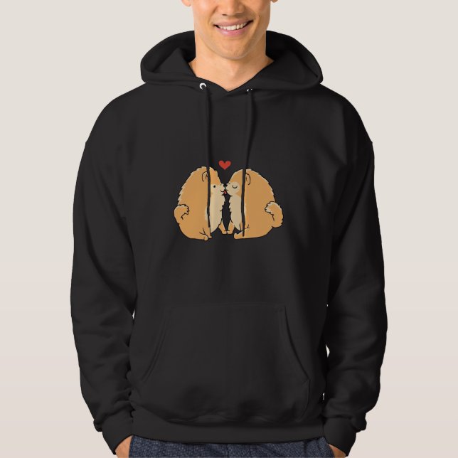 Spitz Kisses Hoodie (Vorderseite)