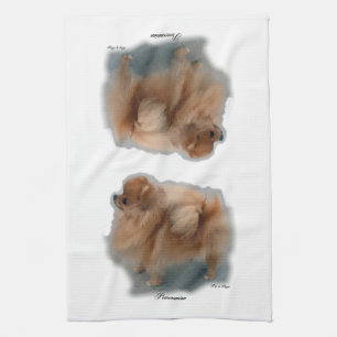 Spitz Kunstgeschenke Geschirrtuch
