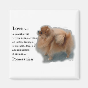 Spitz Liebhaber Geschenke Magnet
