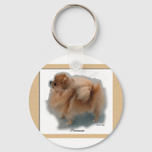 Spitz Liebhaber Geschenke Schlüsselanhänger