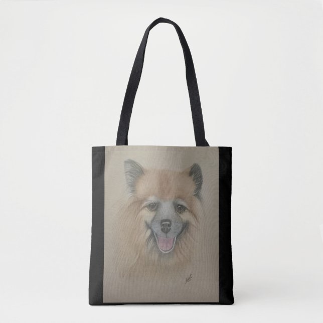 Spitz LoversTote, Schulter-Tasche Tasche (Vorderseite)