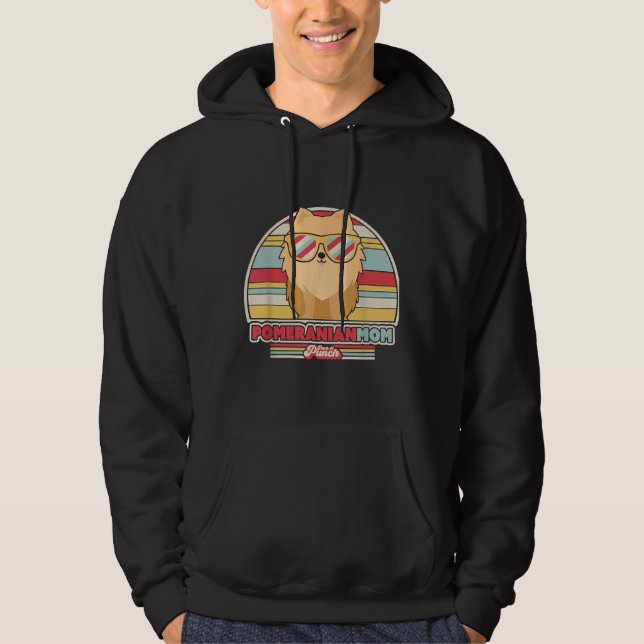Spitz Mama Retro Hoodie (Vorderseite)