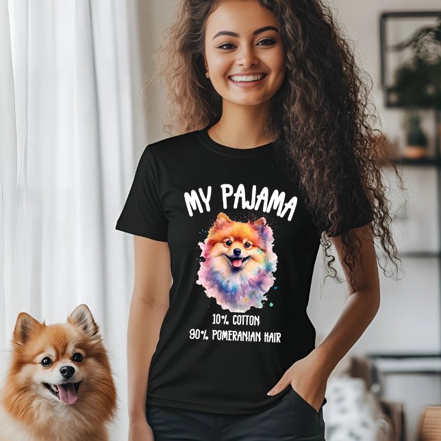 Spitz Pajama Design T-Shirt (Von Creator hochgeladen)