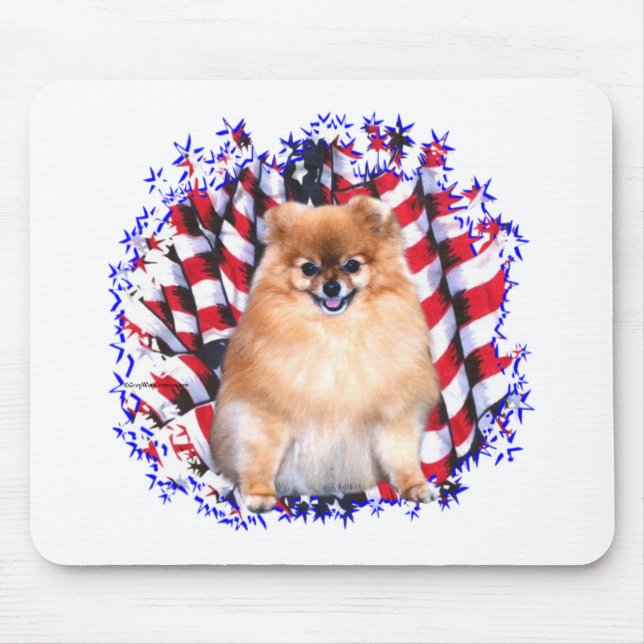 Spitz Patriot Mousepad (Vorne)