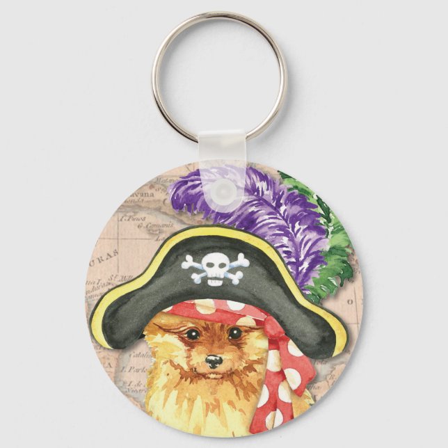 Spitz Pirate Schlüsselanhänger (Vorderseite)