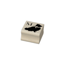 Spitz Pom Doppy Gummistempel