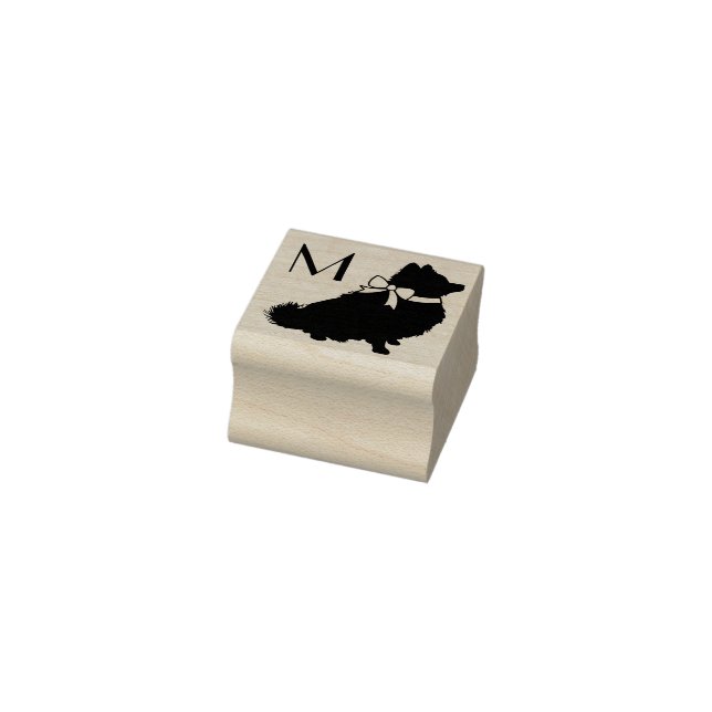 Spitz Pom Doppy Gummistempel (Stempel)