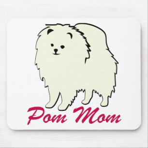 Spitz Pom Mama Mousepad