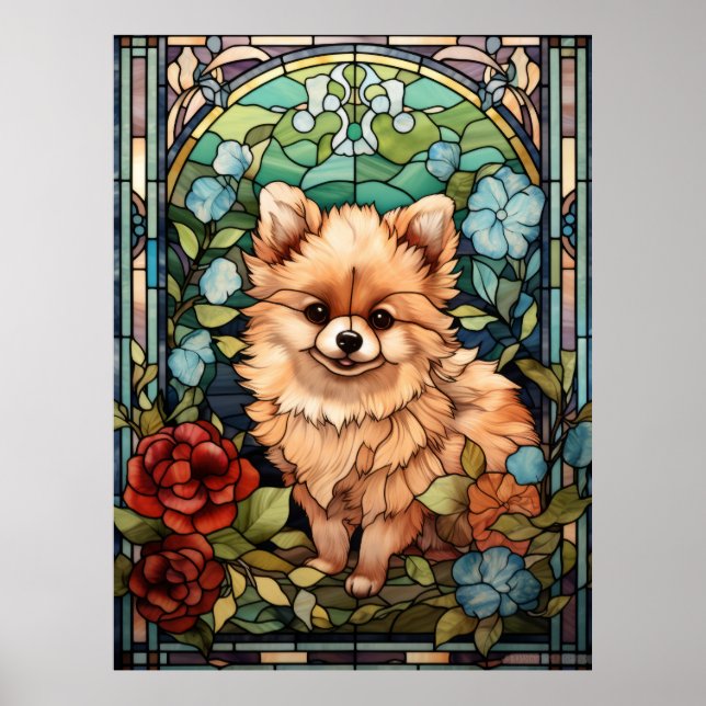 Spitz Puppy Poster (Vorne)