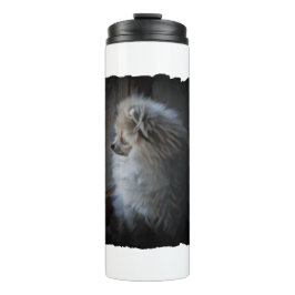 Spitz Puppy Thermosbecher