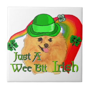 Spitz St Patricks Day Fliese