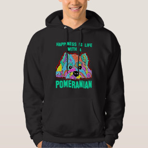 Spitz Terrier Familienspass Buntes Glück I Hoodie