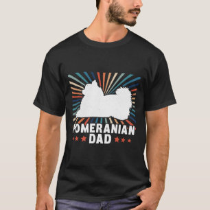 Spitz Vater Vintag Spitz Dog Eigentümer T-Shirt