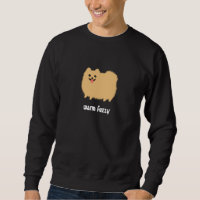 Spitz "warmer flockiger" niedlicher Hund mit