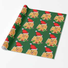 Spitz Weihnachten Geschenkpapier