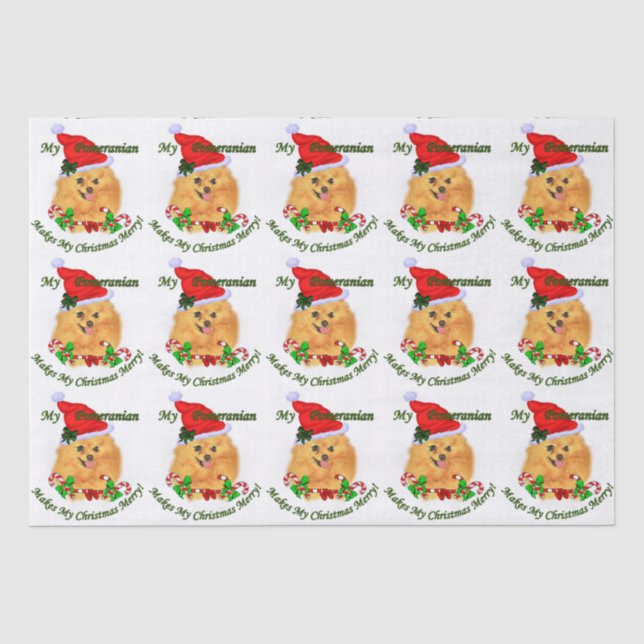 Spitz Weihnachten Seidenpapier (Vorderseite)