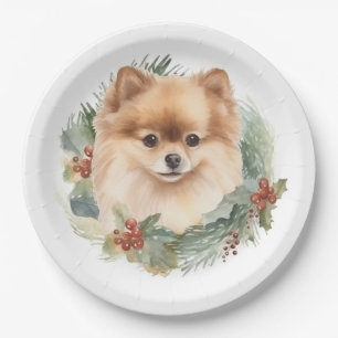 Spitz Weihnachtsfest Pappteller
