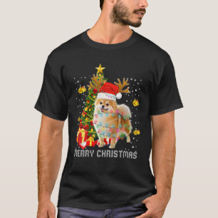 Spitz Weihnachtslicht Tree Santa Xmas Pajama T-Shirt
