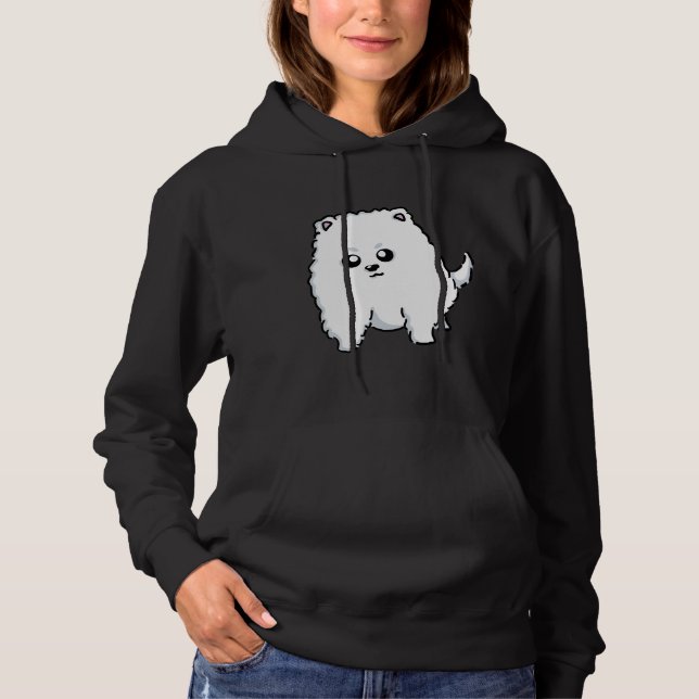 Spitz Welpe 36 Hoodie (Vorderseite)