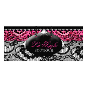 Spitze 311 Lace De Luxe Pink Werbekarte