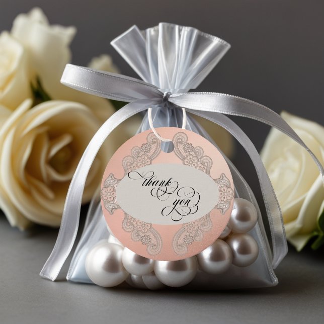 Spitze Dankeschön - Roségold Geschenkanhänger (Von Creator hochgeladen)