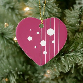 Spitze der Liebe Keramik Ornament