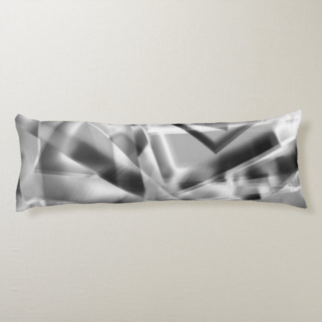 Spitze der quadratischen Teile eines Acryls, grau  Seitenschläferkissen (Rückseite)