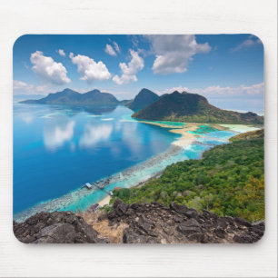 Spitze der schönen Ansicht- von Bohey Dulang Mousepad