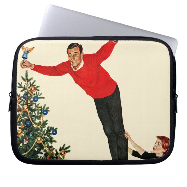 Spitze des Baums Laptopschutzhülle (Vorderseite)