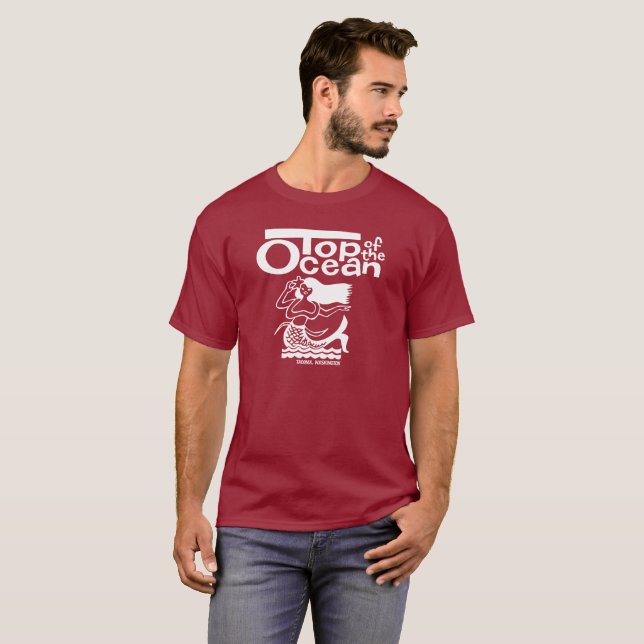 Spitze des Ozeans Tacoma, Washington T-Shirt (Vorne ganz)
