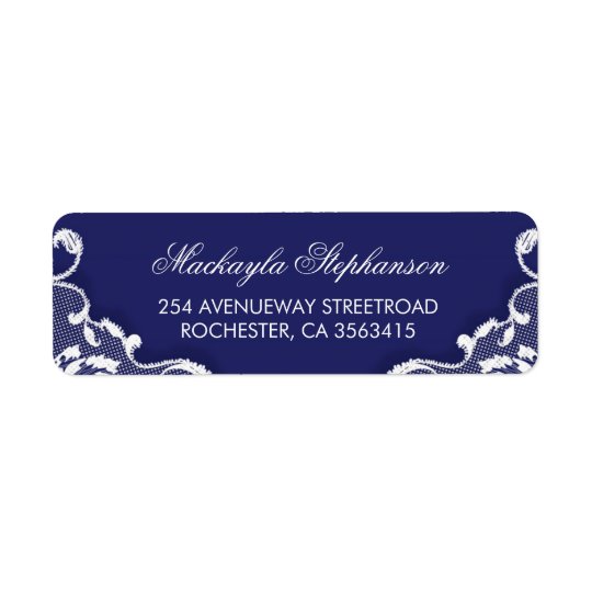 Spitze-Marine-Vintage Hochzeit