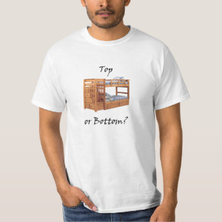 Spitze oder Unterseite? T-Shirt