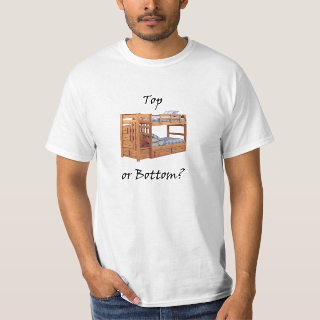 Spitze oder Unterseite? T-Shirt (Vorderseite)
