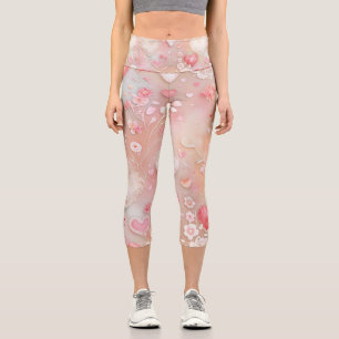 Spitze und Licht Capri Leggings