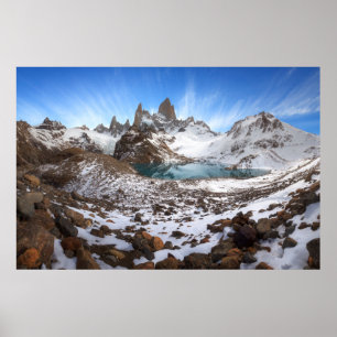 Spitze von Fitz Roy Poster