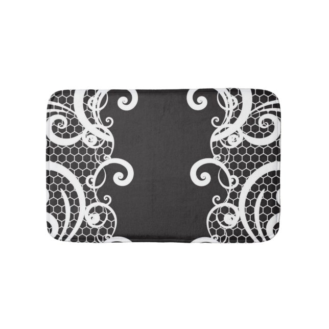 Spitzehintergrund 1 badematte (Vorderseite)