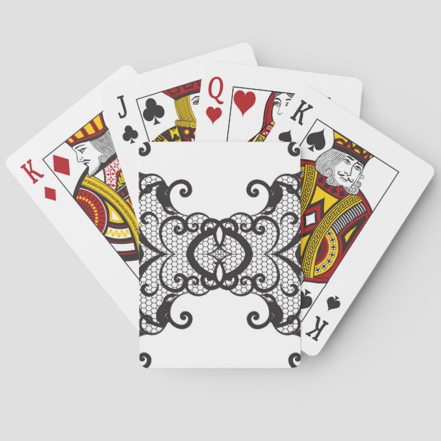 Spitzehintergrund 2 spielkarten (Rückseite)