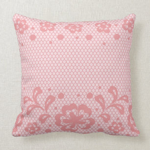 Spitzemuster, Blume Vintage 3 Kissen