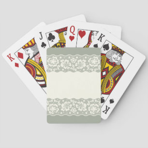 Spitzemuster, Blume Vintage 5 Spielkarten
