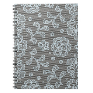 Spitzemuster, Blume Vintage 6 Notizblock