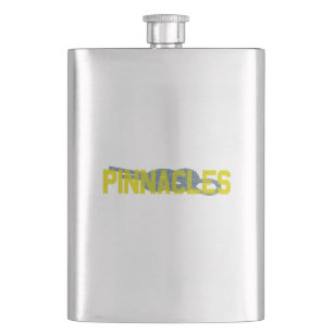 Spitzen Abbildung 8 Klettern Flachmann