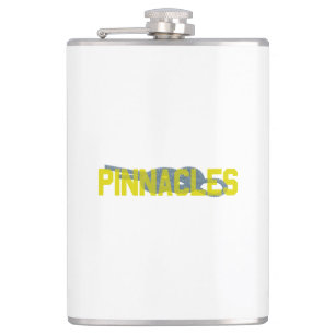 Spitzen Abbildung 8 Klettern Flachmann